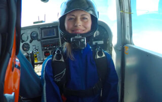 08-freefall-camera-flyer-inside-aircraft Freefall camera flyer with helmet-mounted camera inside the aircraft
